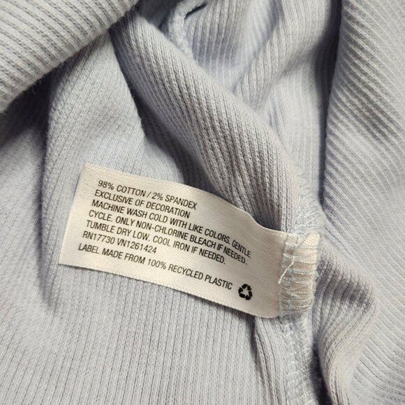 NWOT Wild Fable Dusty Blue Tennis Polo Shirt Size Small - Picture 4 of 7